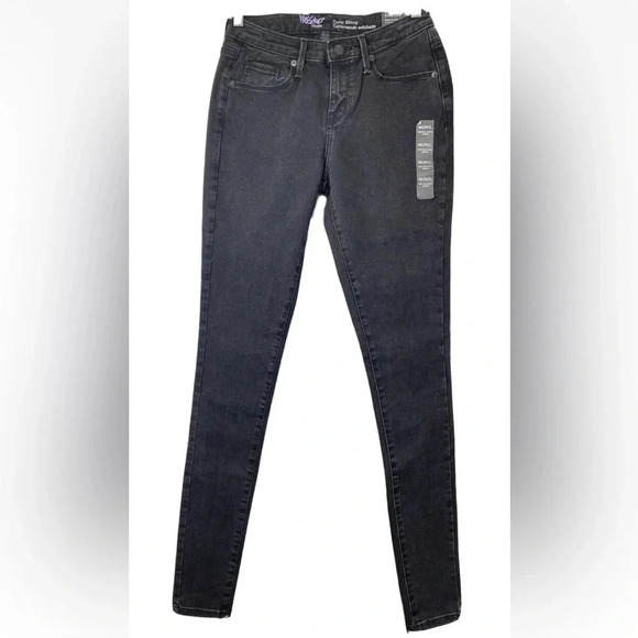 Mossimo Supply Co. Denim - NWOT Mossimo Curvy Skinny Power Stretch Women Black Denim Jeans Size 00 …